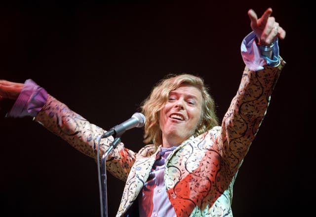 David Bowie performs at Glastonbury, 2000