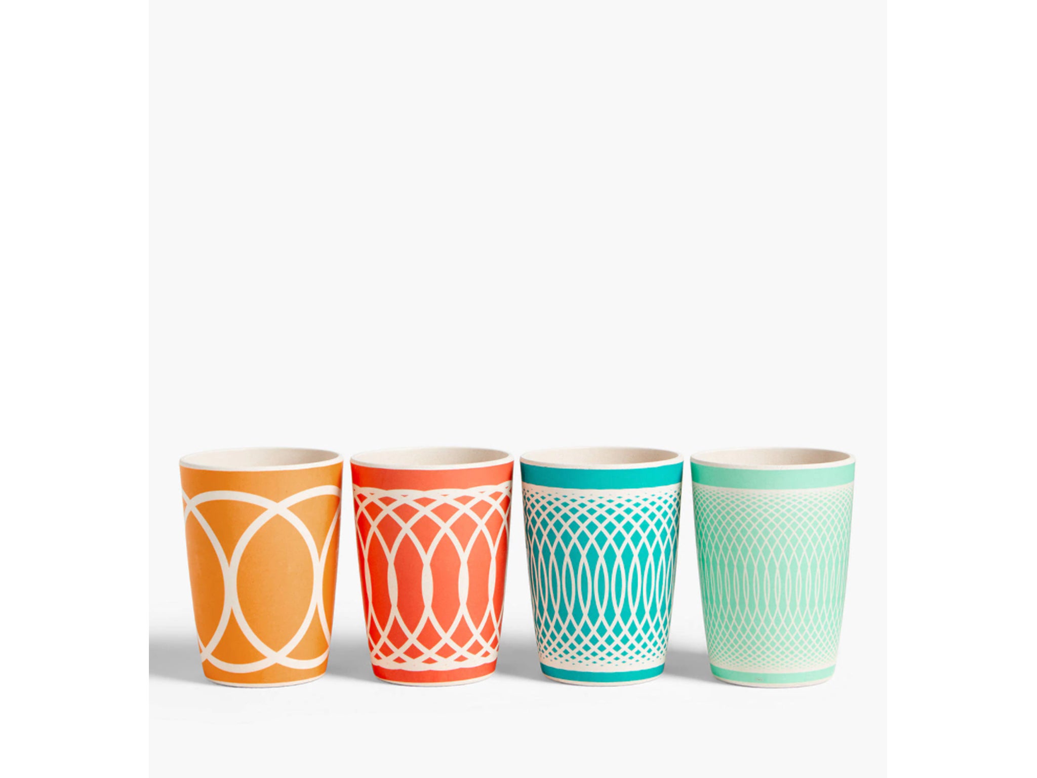 Sip on your prosecco or smoothies in this colourful set of tumblers
