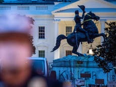 Police cleared protesters forcefully for Trump photo op, officer says