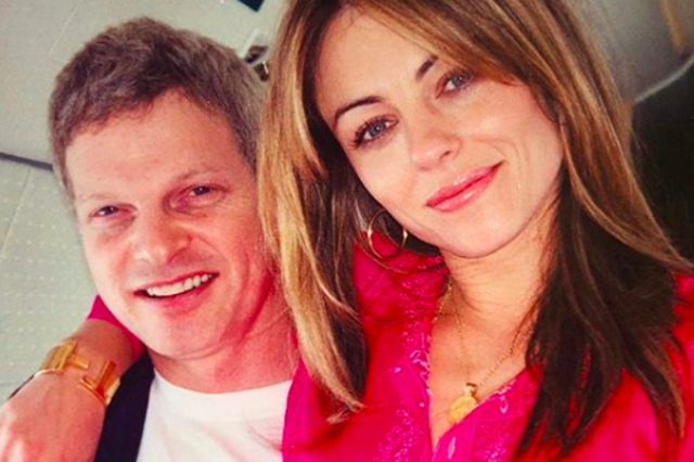 Elizabeth Hurley shared numerous photos with her ex, the film producer, Steve Bing, following his death