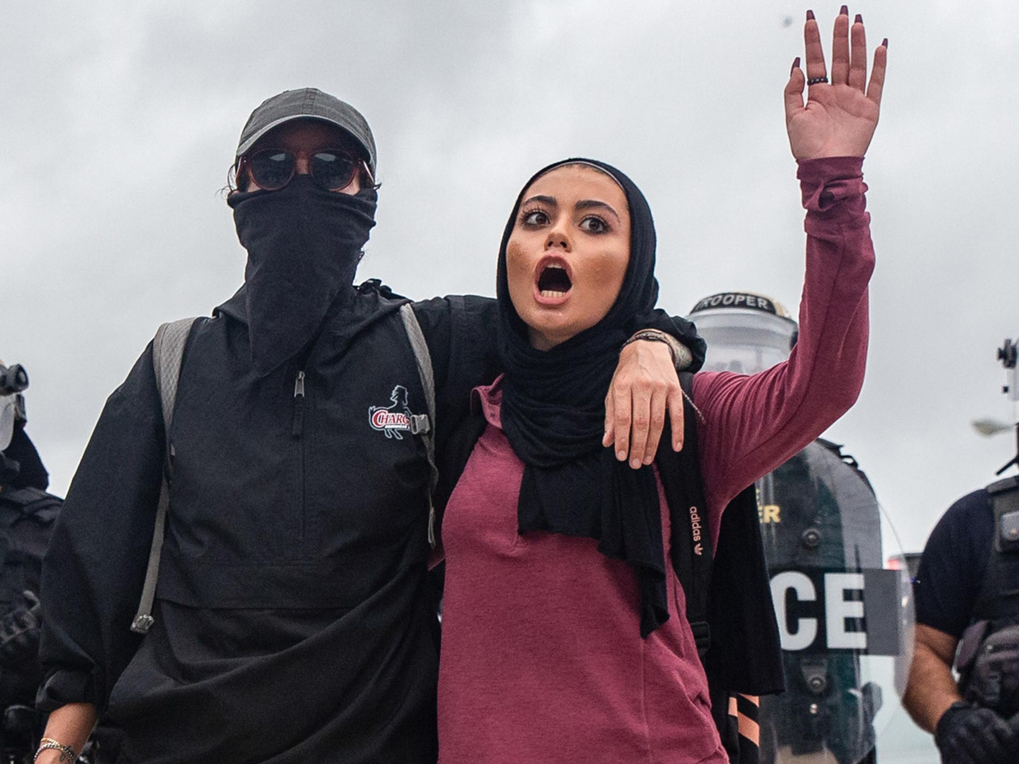 Alaa Massri, an 18-year-old who was arrested at a peaceful demonstration against systemic racism in Miami, has said her civil rights were infringed