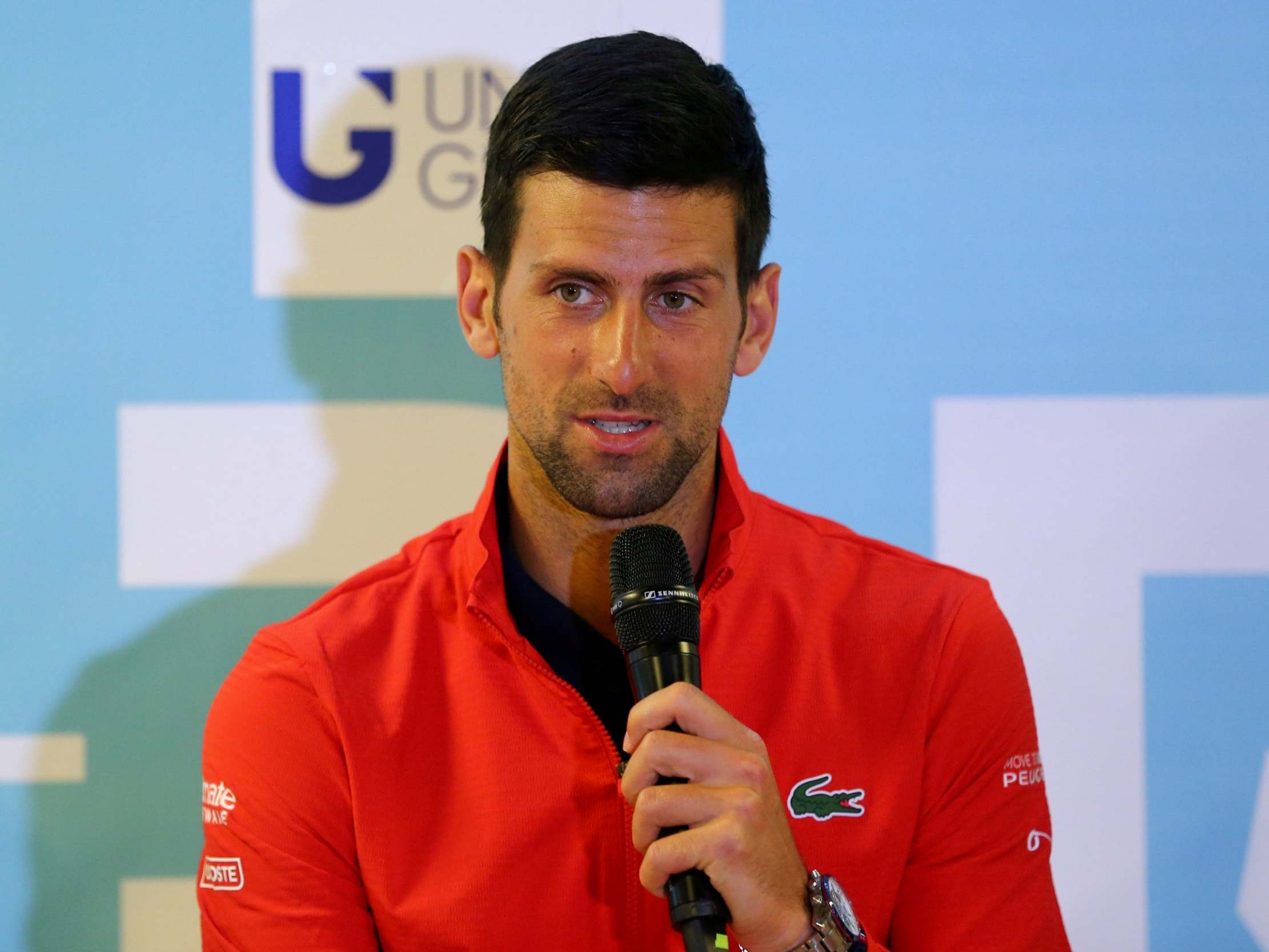 Djokovic has returned to practice since recovering from coronavirus