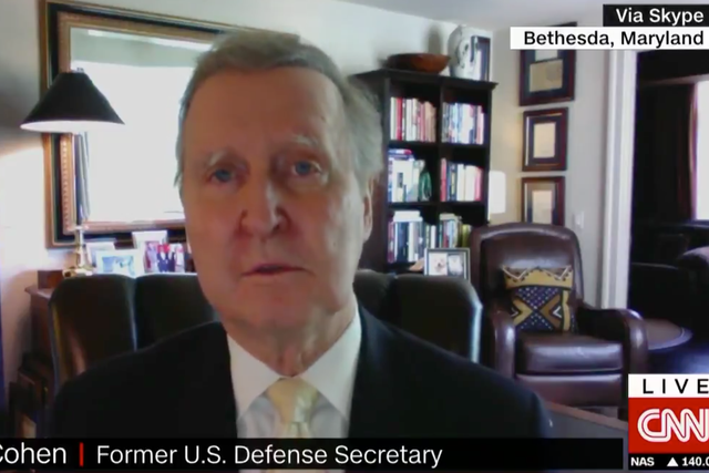 William Cohen, former secretary of defence, says a second Trump administration will 'take us down the road to tyranny'
