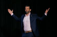 Replace downed statues with ones of my father, says Trump Jr