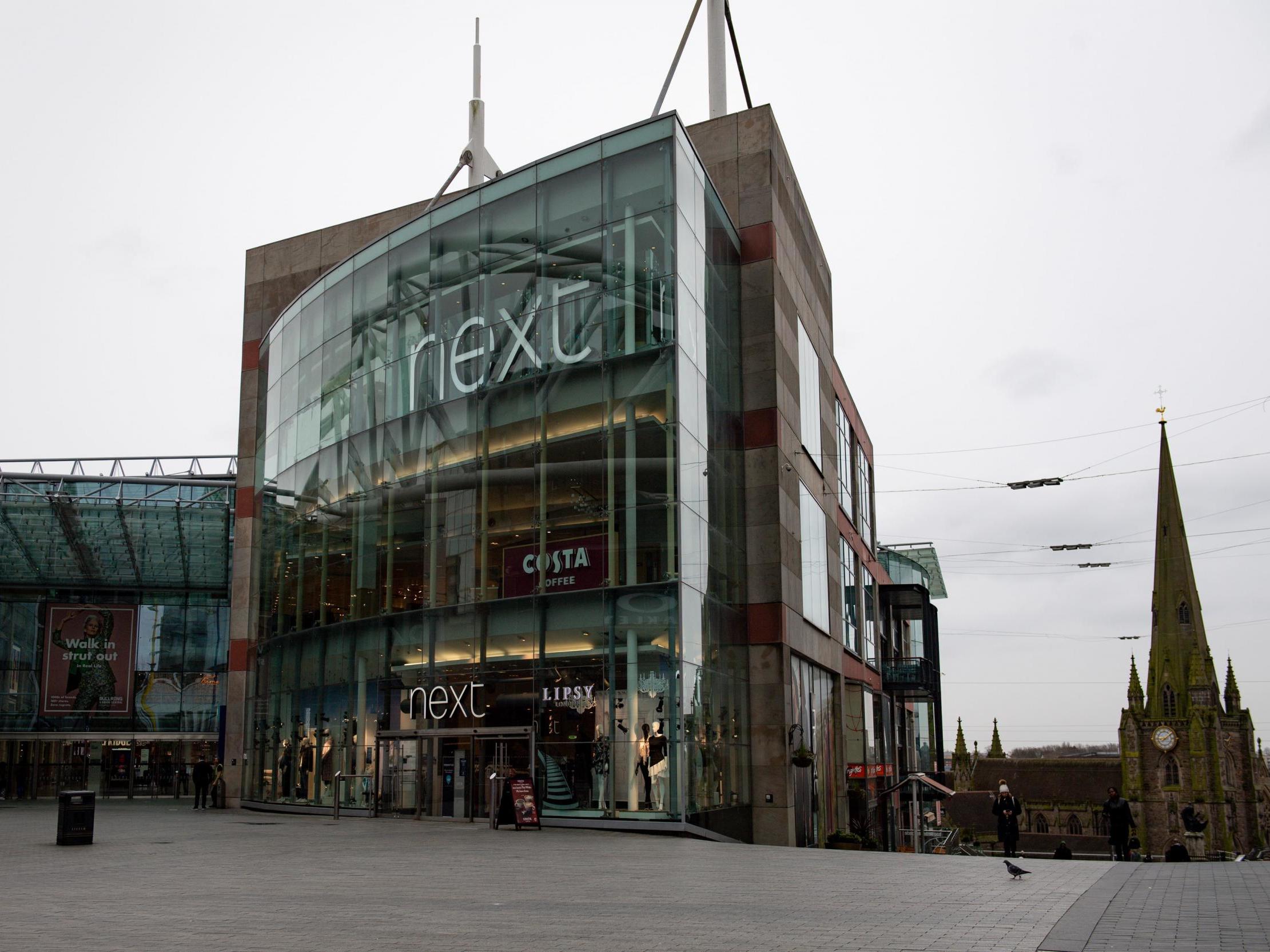 The shopping centre reopened shortly after the incident