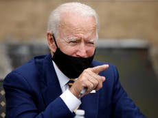 Biden ahead of Trump by 14 points in new poll
