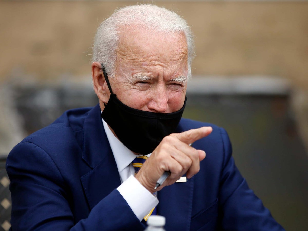Biden says wearing masks for at least the next three months is key to safe  school reopening | The Independent | The Independent