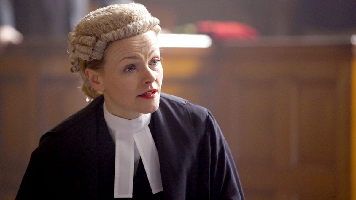 Court in the act: Peake in BBC legal drama ‘Silk’