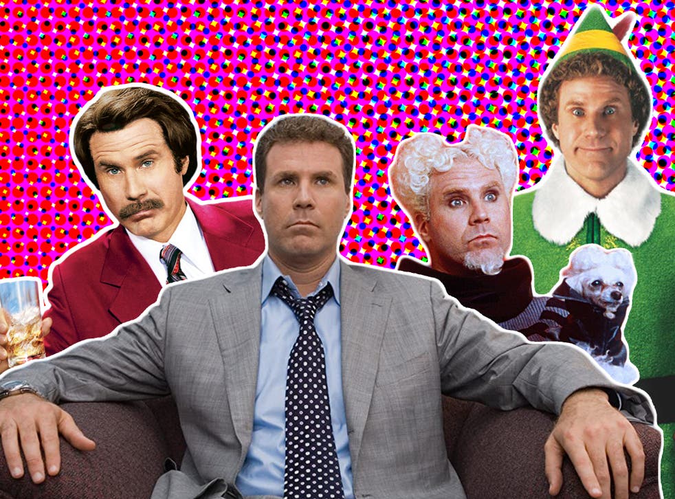 Will Ferrell in 'Anchorman: The Legend of Ron Burgundy', 'Stranger Than Fiction', 'Zoolander' and 'Elf'