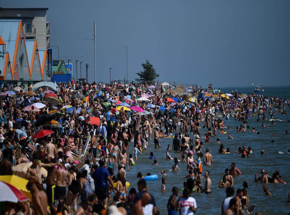 <p>Southend beach is usually busy during sunny weather, but has been closed since Thursday for “environmental reasons”. </p>