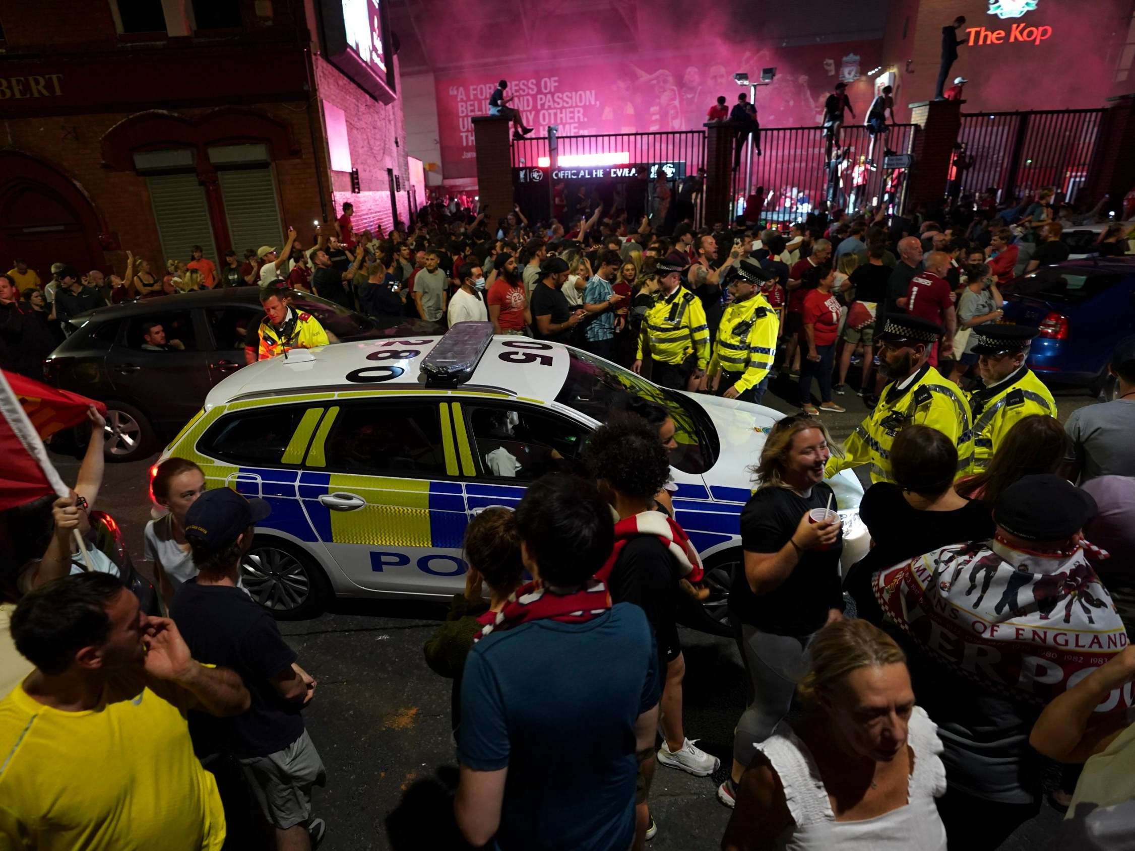 Police have urged Liverpool fans to 'do the right thing'