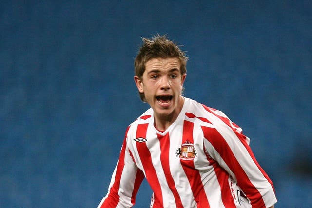 Jordan Henderson in action for Sunderland in the 2008 FA Youth Cup
