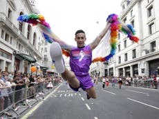 What is the history of the Pride in London parade?
