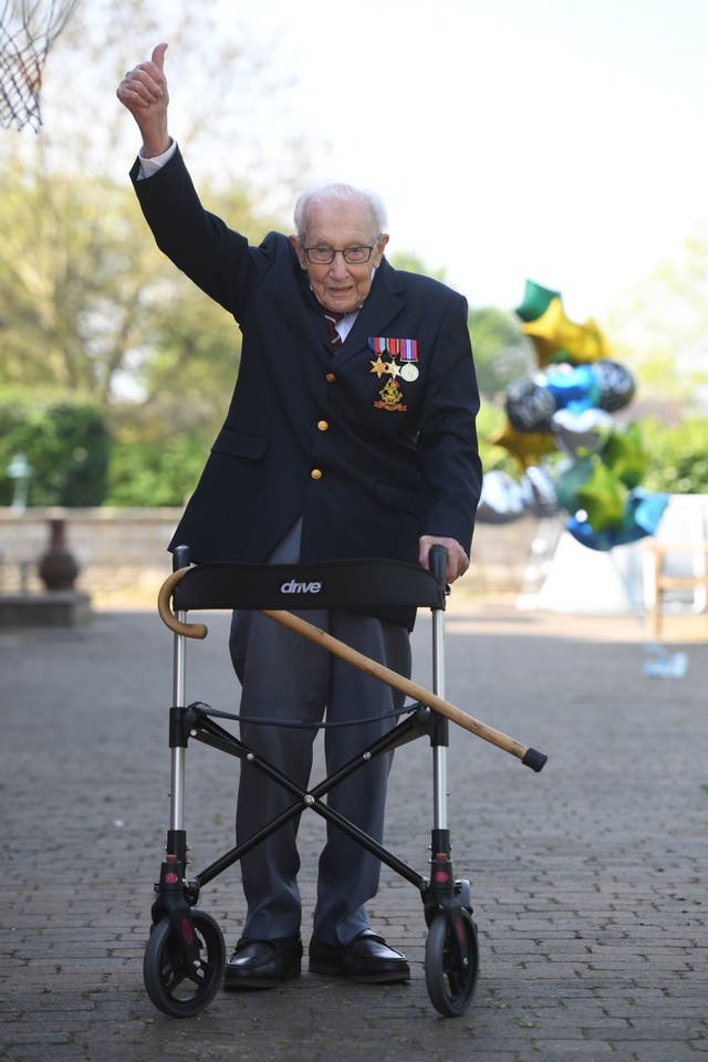 Captain Sir Tom raised nearly £39m for NHS charities