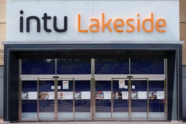Intu’s assets include 17 UK shopping centres including Lakeside in Essex