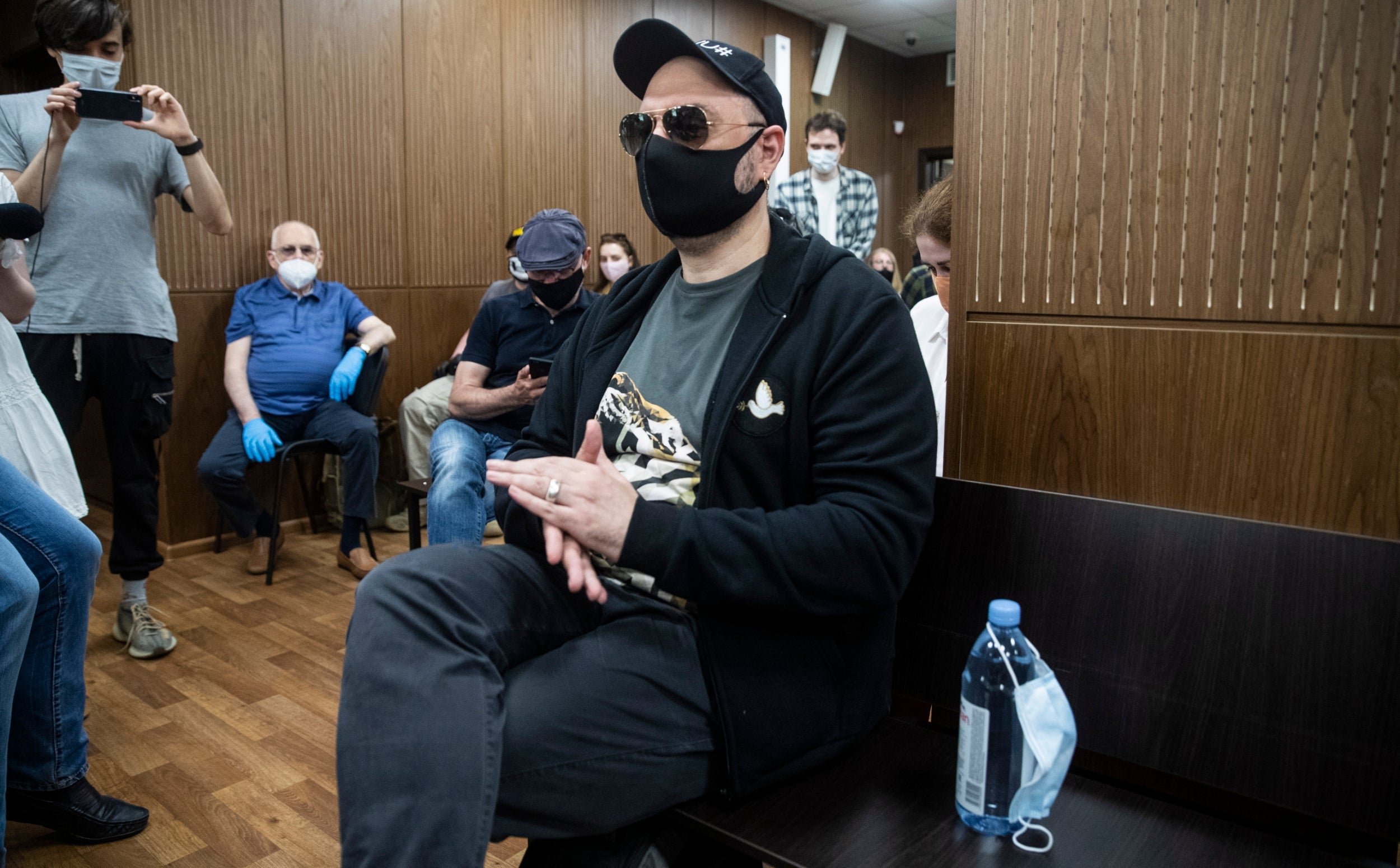 Russian film and stage director Kirill Serebrennikov prior to a verdict announcement