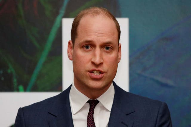 The Duke of Cambridge pictured in March