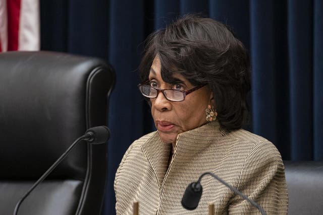 Maxine Waters questions former members of the Wells Fargo's Board of Directors Elizabeth Duke and James Quigley during a House Financial Services Committee hearing