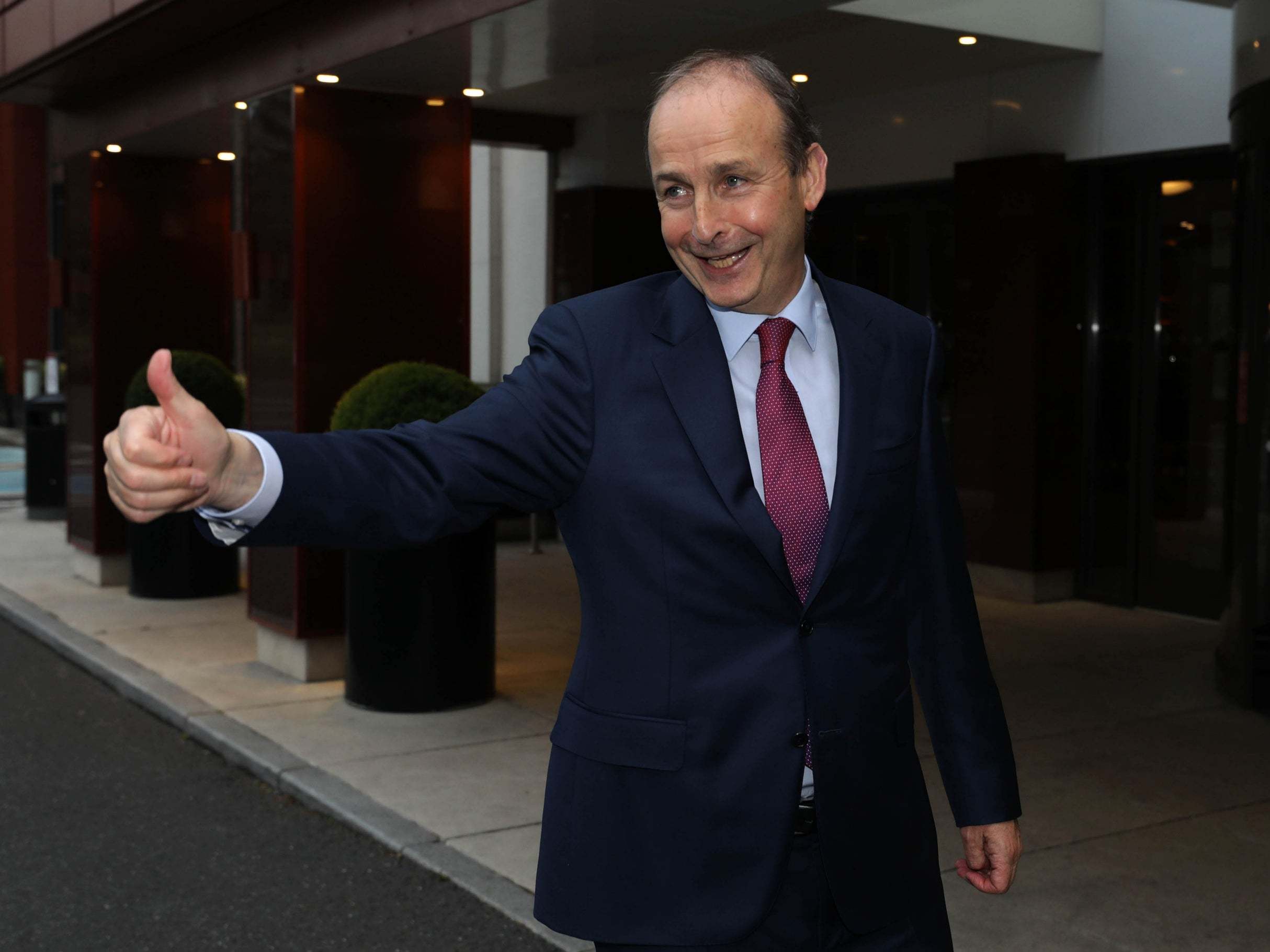 Micheál Martin gives the thumbs up to 15 countries