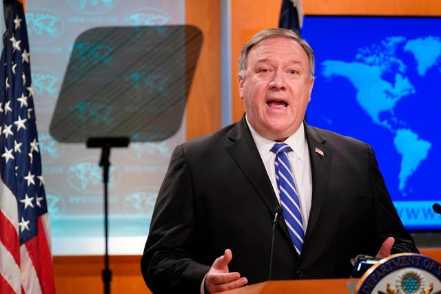 Pompeo’s announcement comes at a time of intensified US rhetoric against Beijing