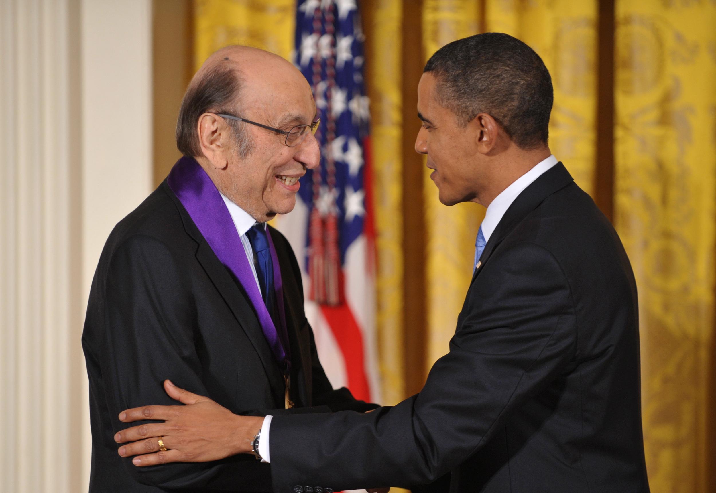 Glaser was awarded the National Medal of Arts in 2009