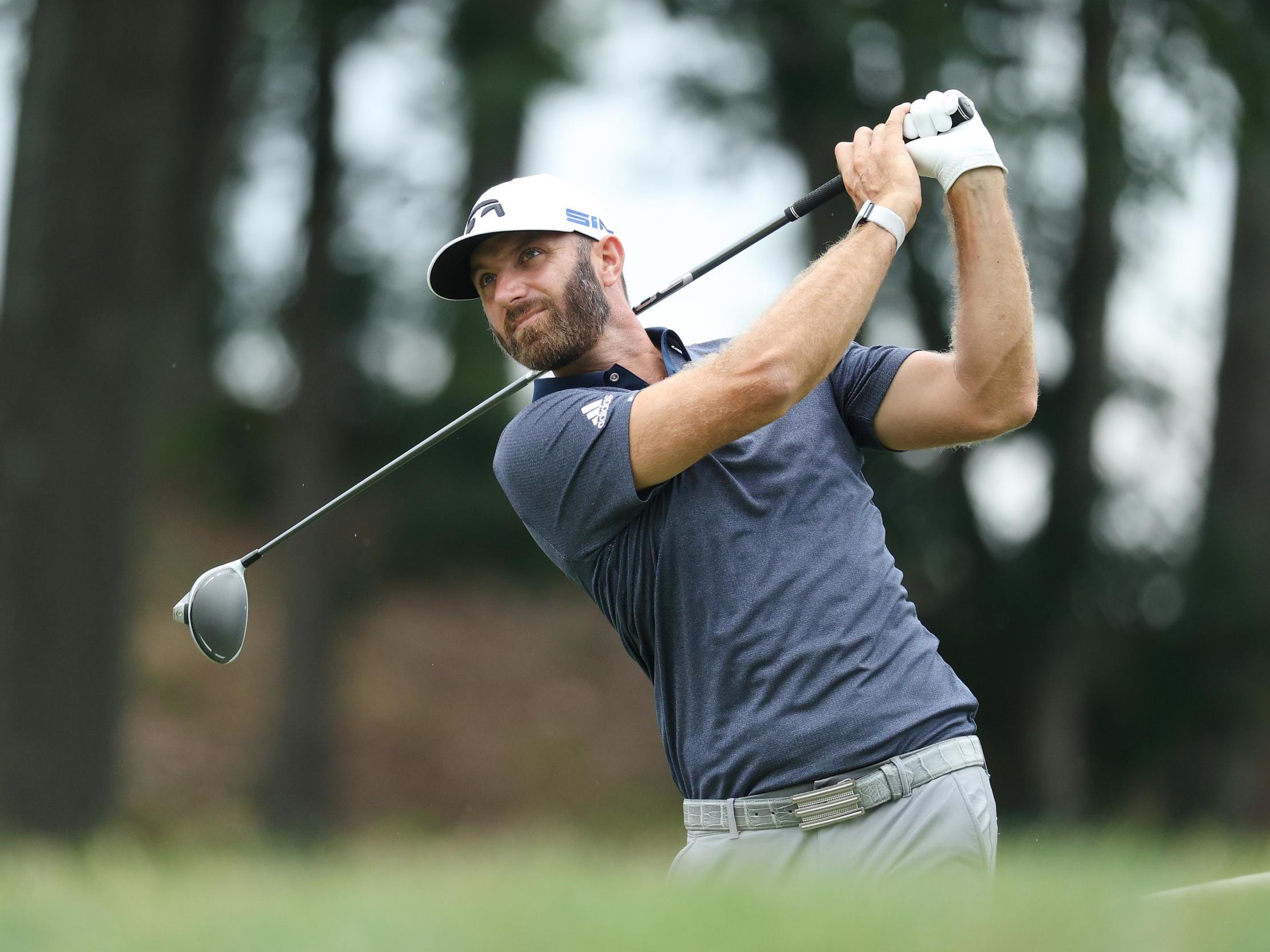 Dustin Johnson shot at career-best round at the Travelers Championship