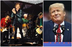 Rolling Stones threaten Trump with legal action over music use