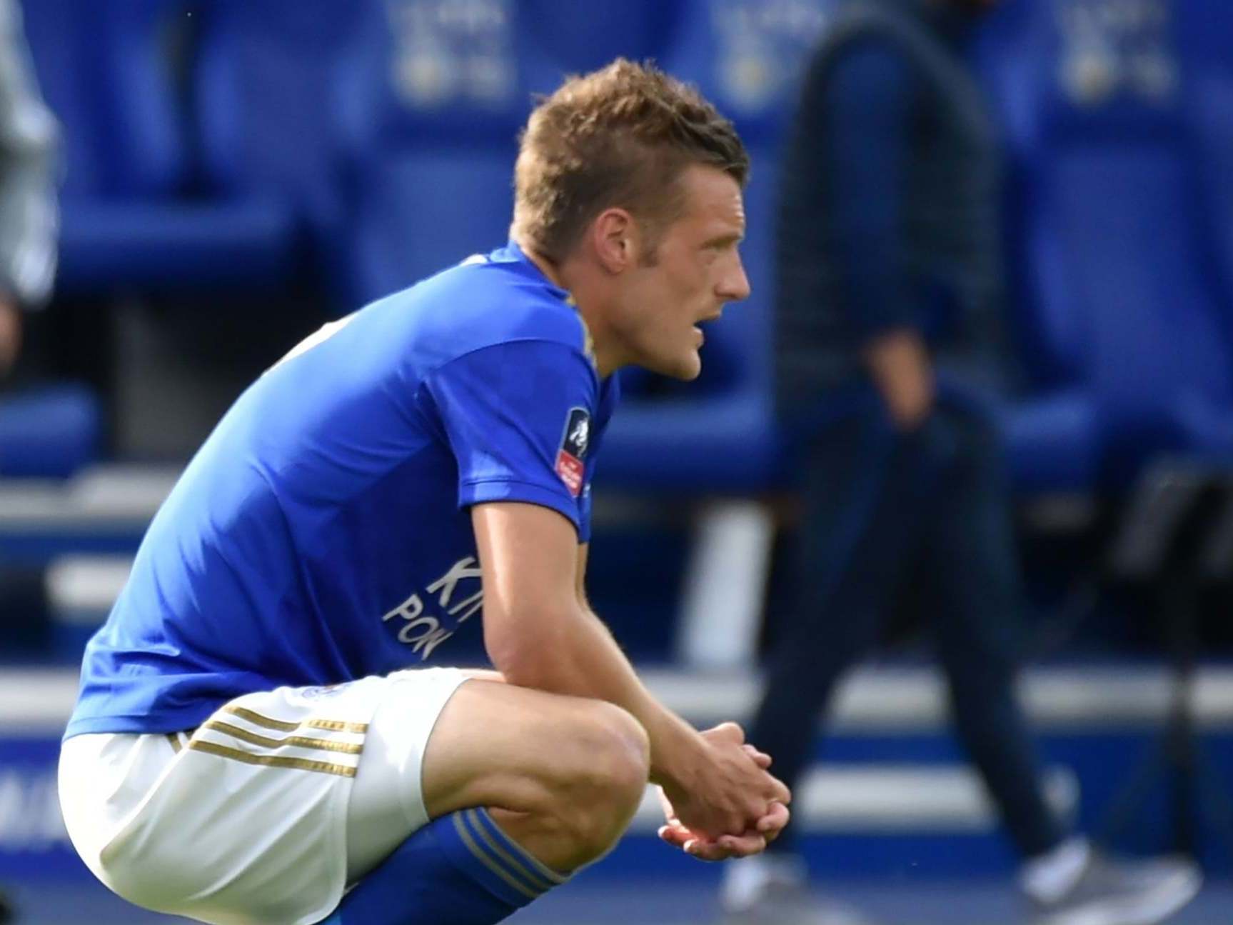 Jamie Vardy personifies Leicester’s recent slump (Getty )