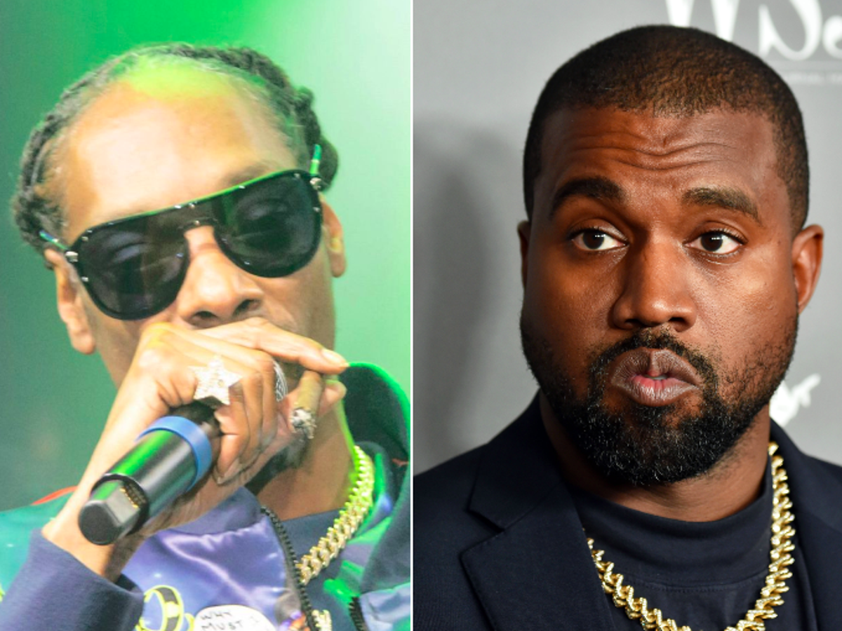 Snoop Dogg films himself in studio with Kanye West after calling rapper ...