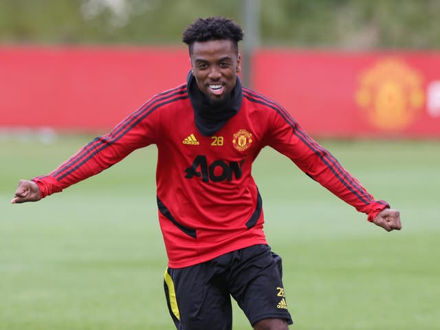 Manchester United youngster Angel Gomes