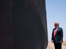 Trump claims border wall stopped US being 'inundated' with coronavirus