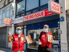 Big Issue sellers to resume street sales with PPE and contactless card machines