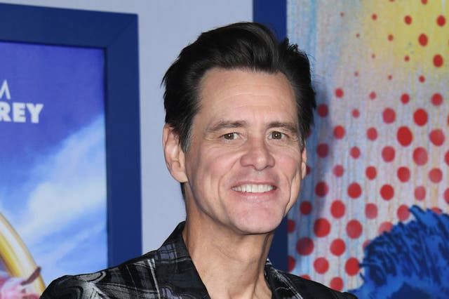 Jim Carrey at a Sonic the Hedgehog event in February 2020