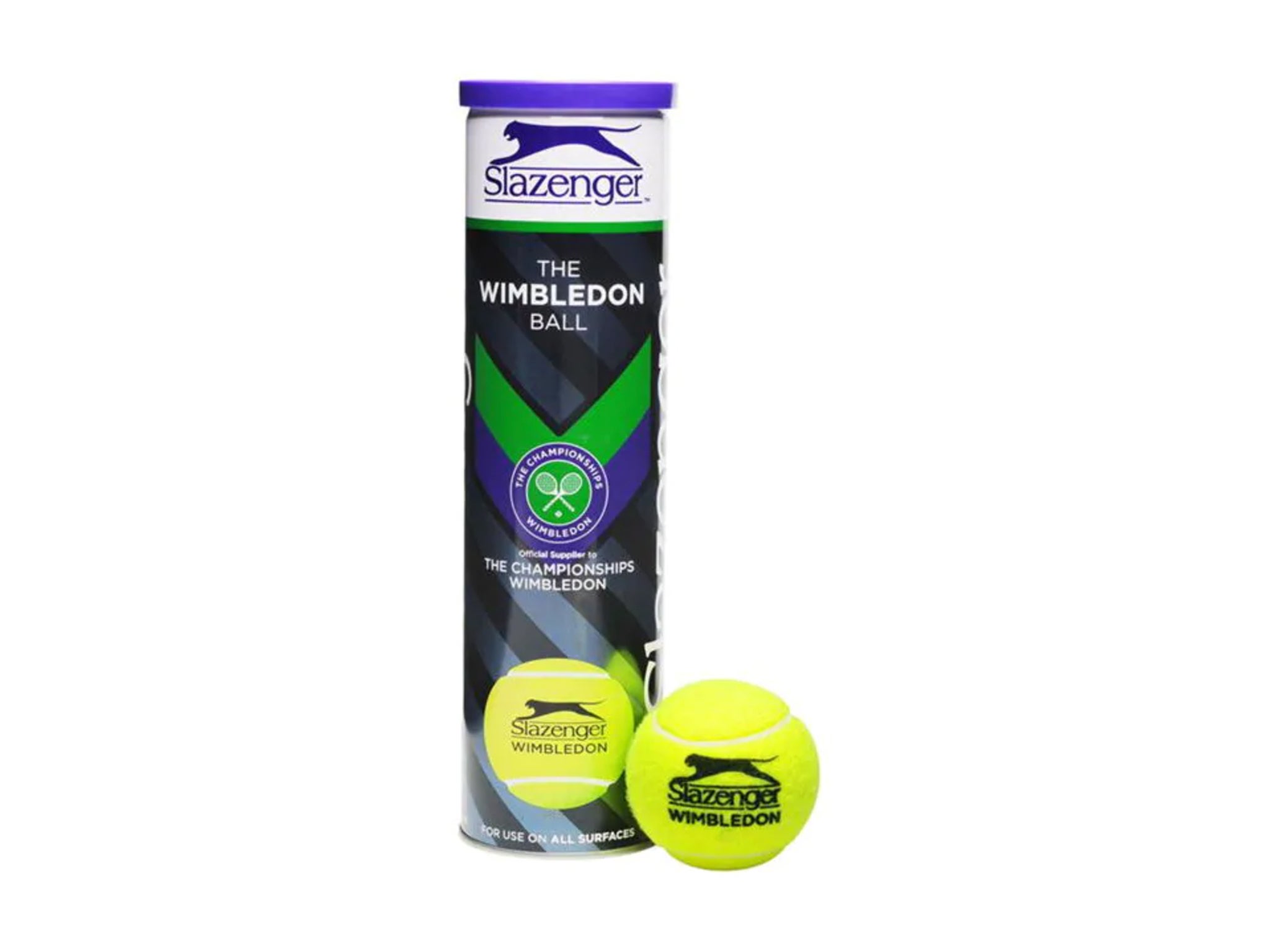 This tube of tennis balls may the closest you'll get to Wimbledon this year, but are durable enough to last you plenty of summers