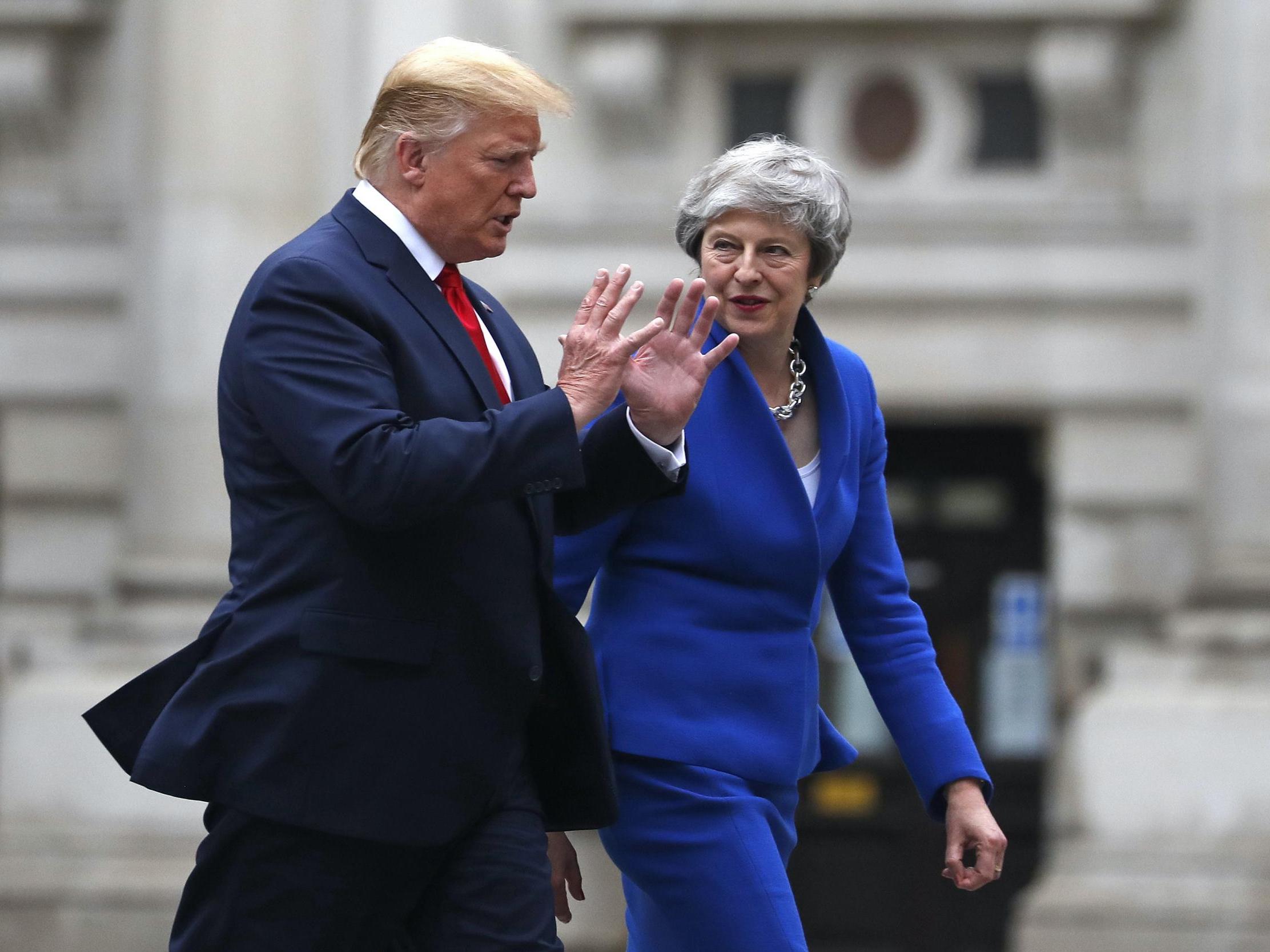 Donald Trump 'bullied and got nasty' with Theresa May during phone calls, officials claim