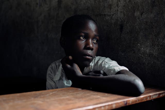Jonas, 12, only started school aged 10 (three years past enrolment age in Tanzania) due to his family's financial restraints