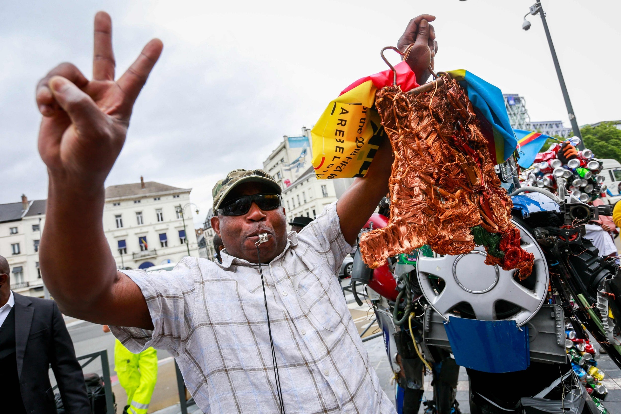 Excuses are still made for Belgium’s violent colonial rule (Pool/AFP/Getty )