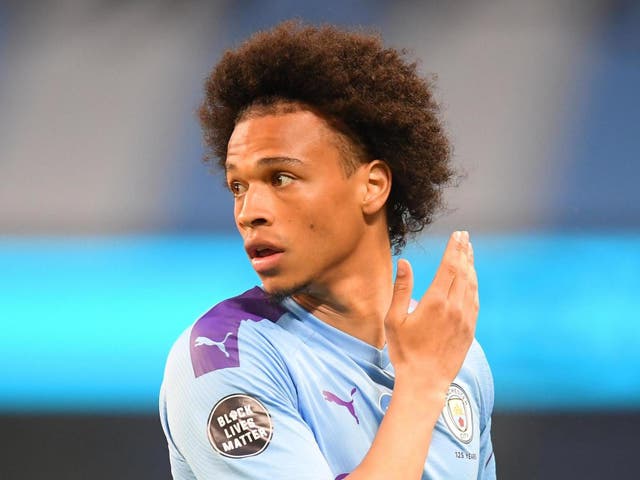 Manchester City winger Leroy Sané