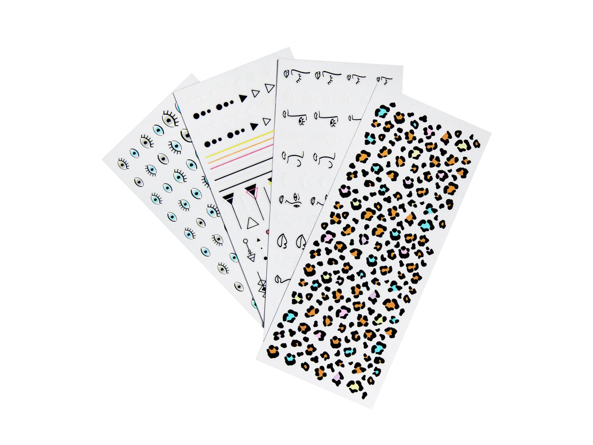 Use a pair of tweezers to carefully decorate your nail with these stickers for a modern mani