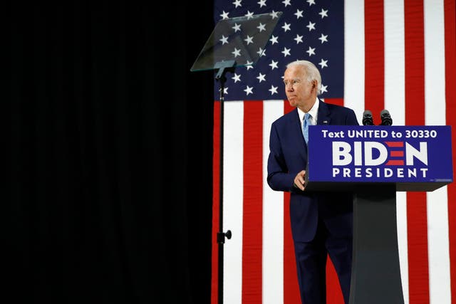 Joe Biden gives his first press conference in weeks in Wilmington, Delaware