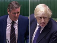 At PMQs today, Boris Johnson demanded praise for his failures