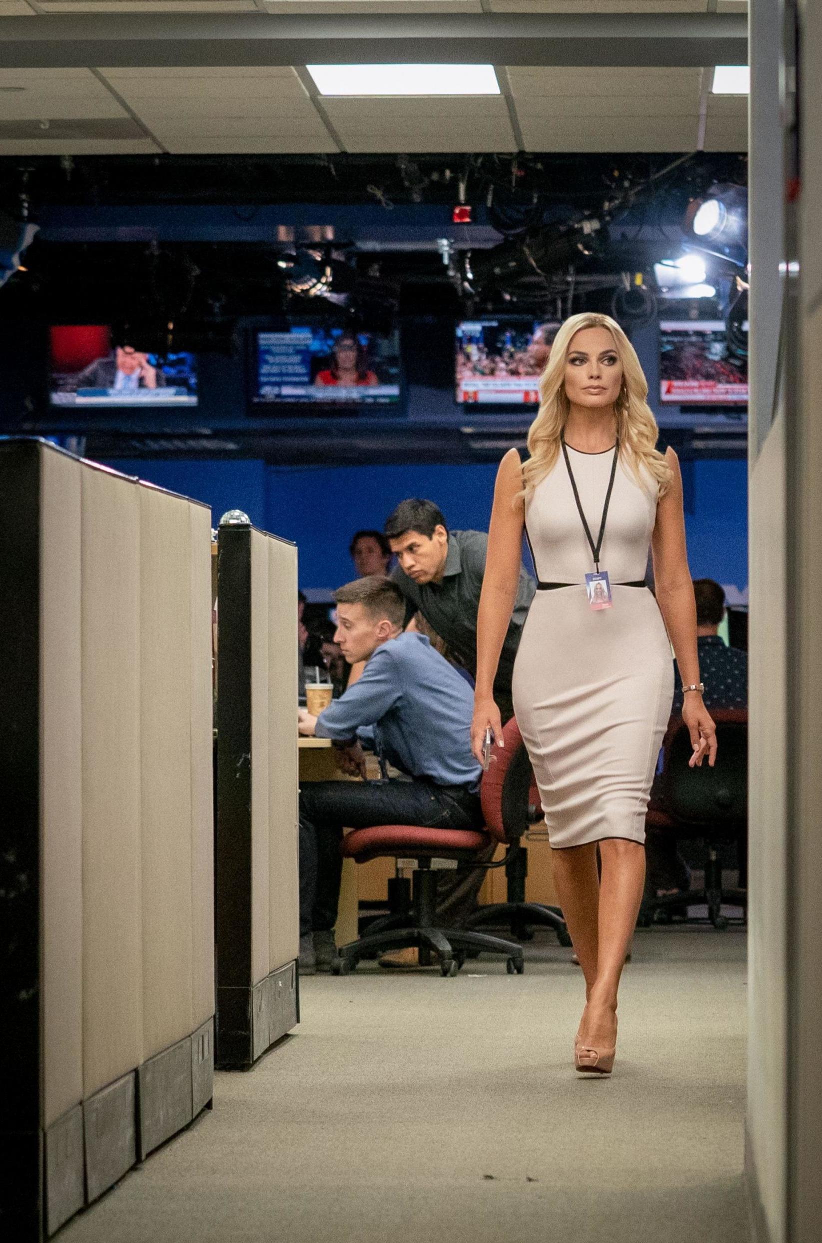 Robbie plays Kayla Pospisil, an ambitious young executive at Fox News, in Jay Roach’s ‘Bombshell’ (2019)