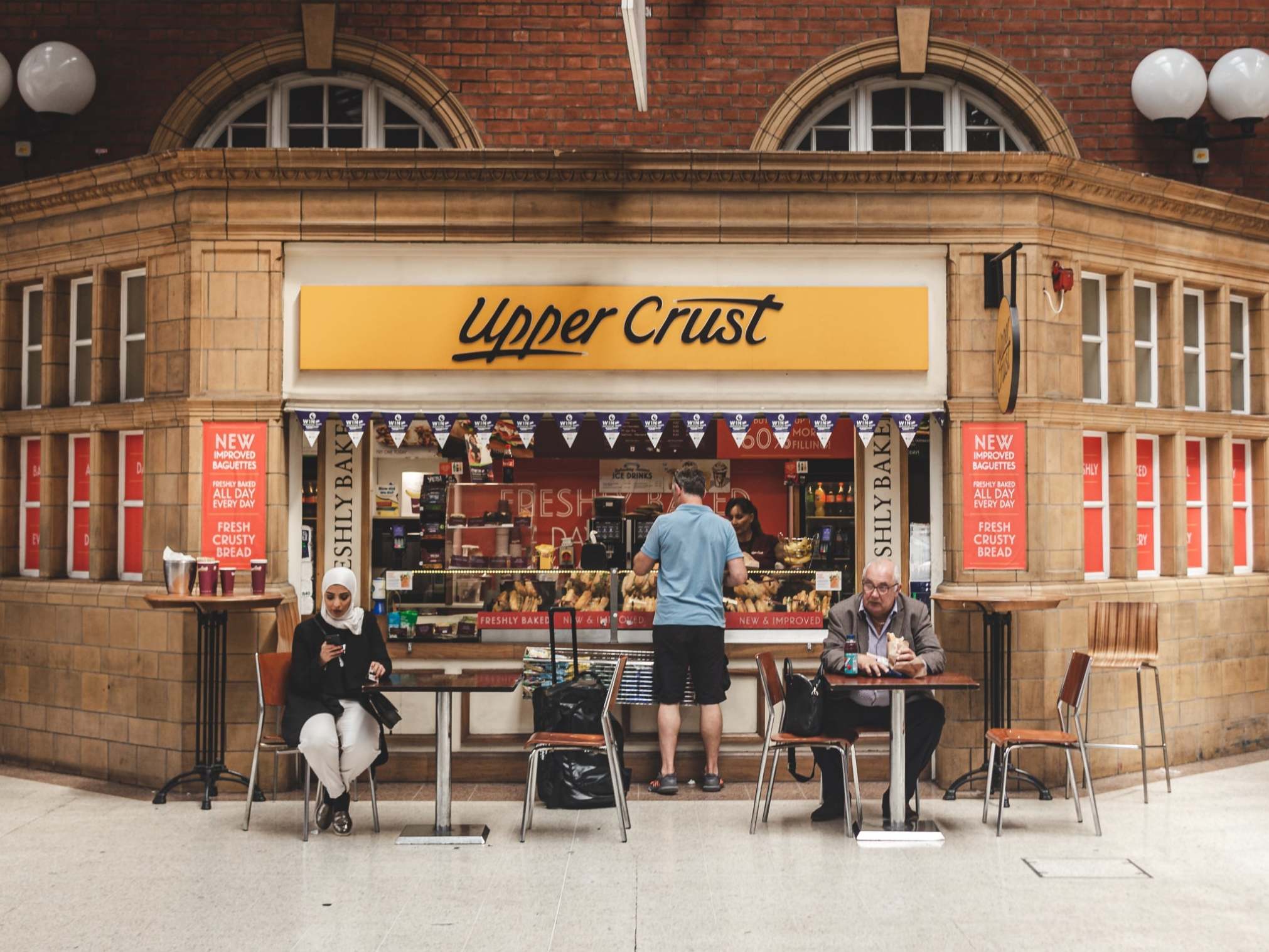 The cafe chain has locations at stations and airports across the UK