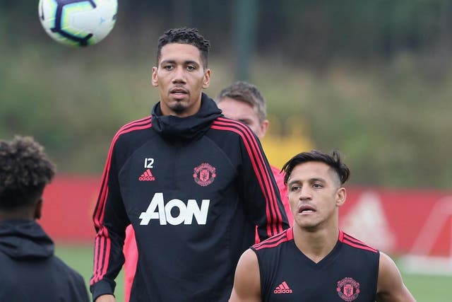 Chris Smalling (left) and Alexis Sanchez were loaned to Serie A sides last summer