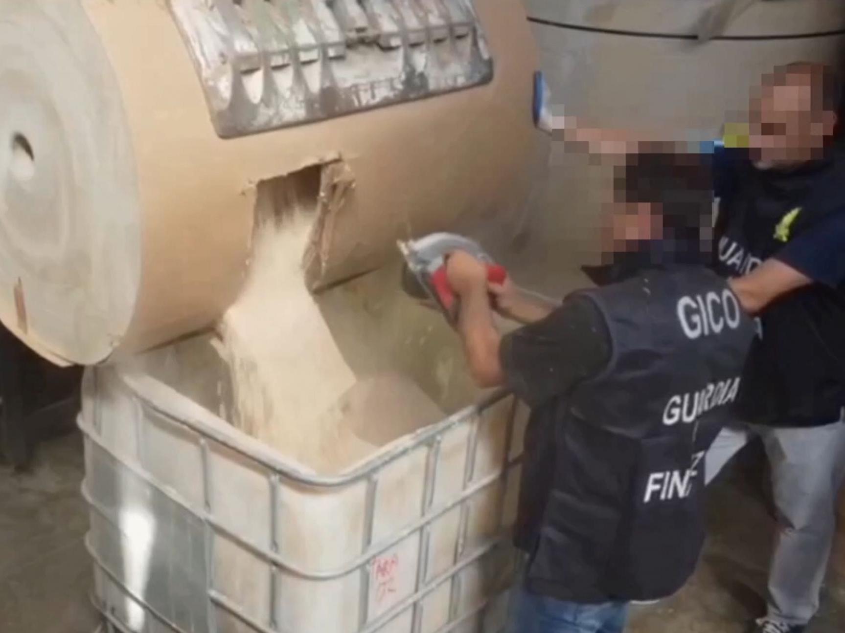 Some 14 tons of amphetamines in the form of 84 million captagon tablets were found hidden in three containers in the port of Salerno