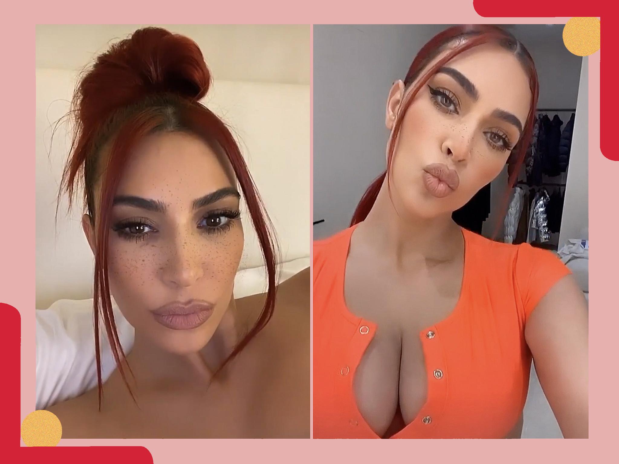 Red is set to be the colour of the summer thanks to Kim Kardashian West's new Nineties-inspired do