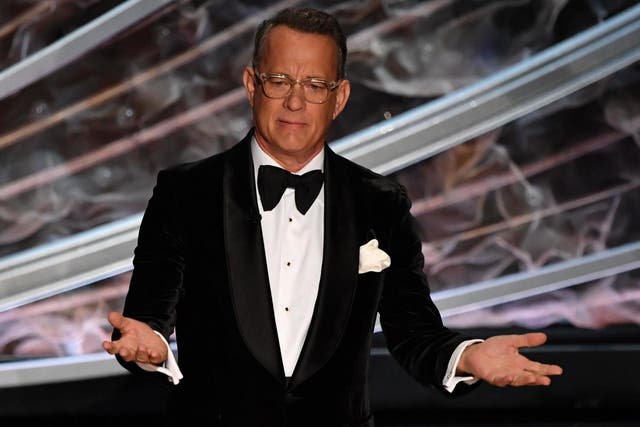 Tom Hanks speaks during the 92nd Oscars on 9 February 2020.