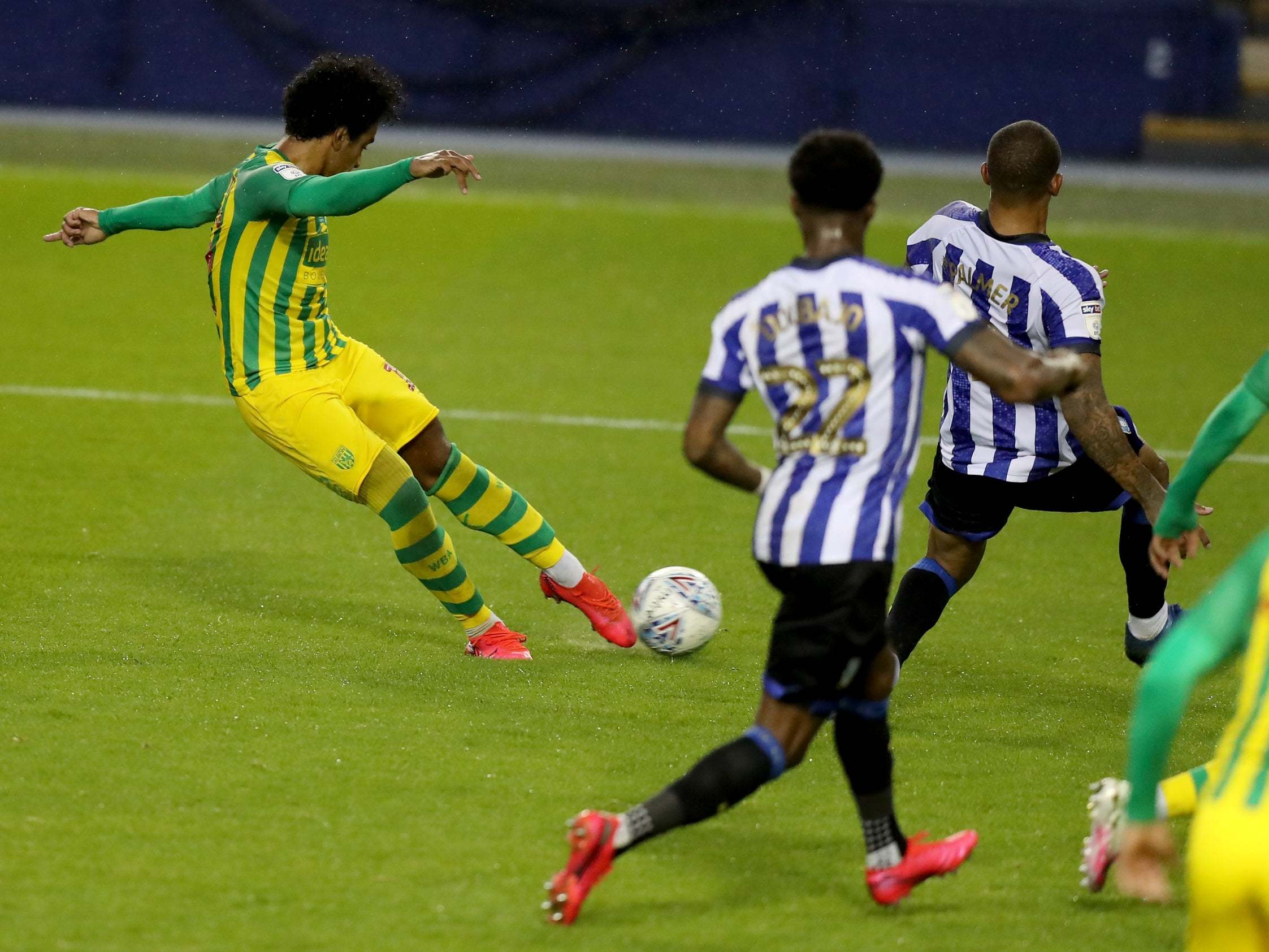 Matheus Pereira scores his second goal of the game