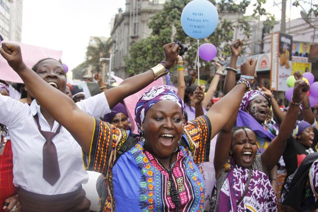 African women have campaigned for years against FGM, which the World Health Organization says is an 'extreme form of discrimination'