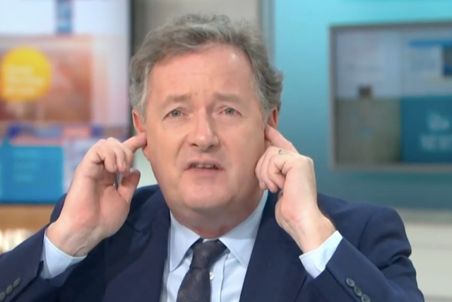 Piers Morgan refuses to listen on 'Good Morning Britain'